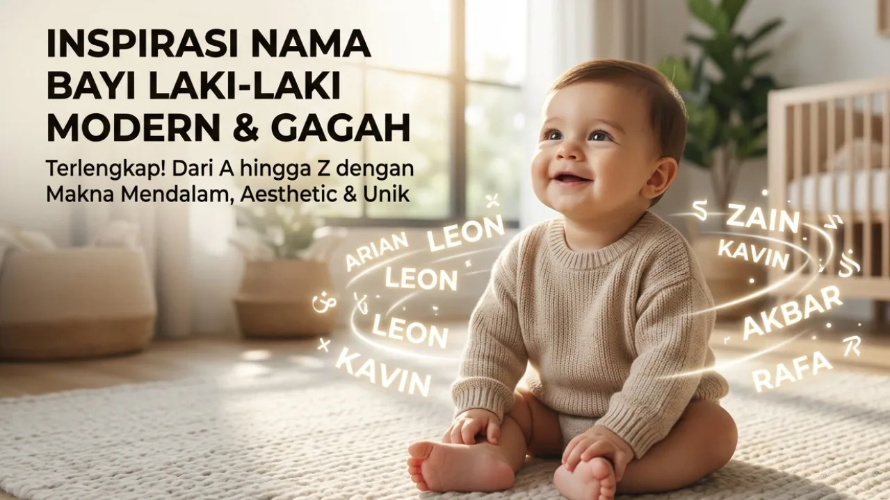 1000+ Nama Anak Laki-Laki Modern Terlengkap & Artinya (A-Z)