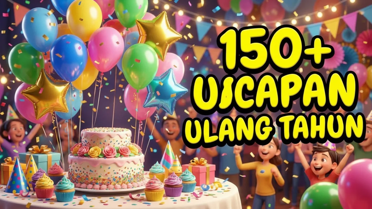 150+ Ide Ucapan Selamat Ulang Tahun Penuh Makna, Lucu, dan Aesthetic (Terlengkap)