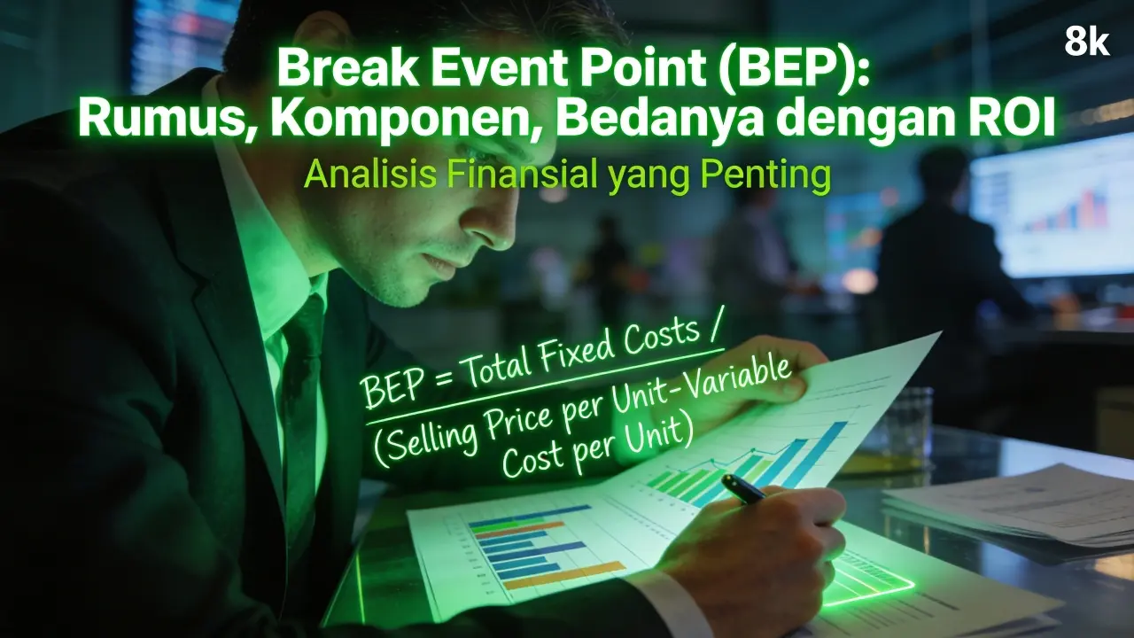 Break Event Point (BEP): Rumus, Komponen, Bedanya dengan ROI Break Event Point (BEP): Rumus, Komponen, Bedanya dengan ROI