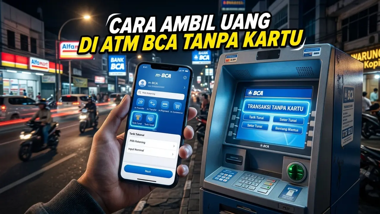 Cara Ambil Uang di ATM BCA Tanpa Kartu (BCA mobile & myBCA)