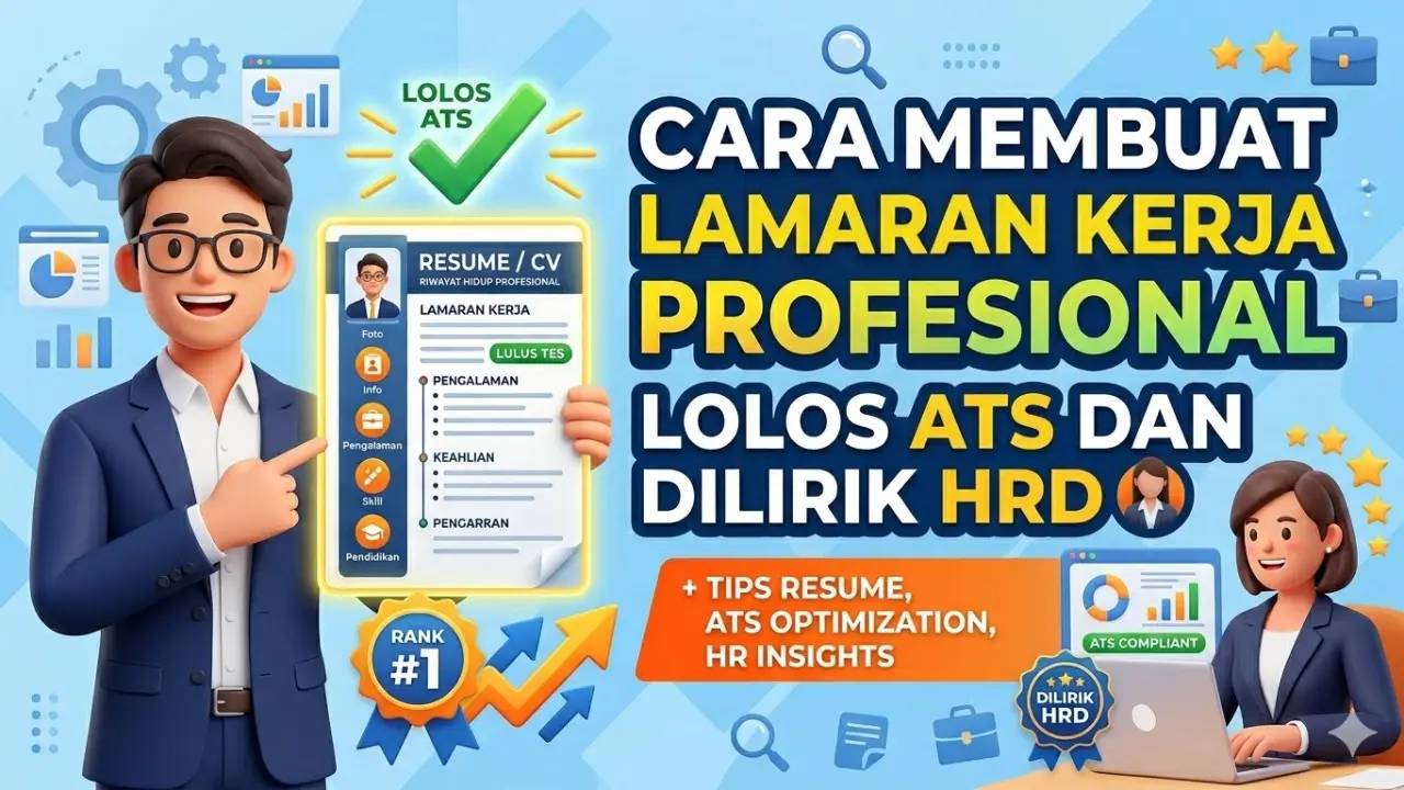 Cara Membuat Lamaran Kerja Profesional yang Lolos Filter ATS dan Dilirik HRD
