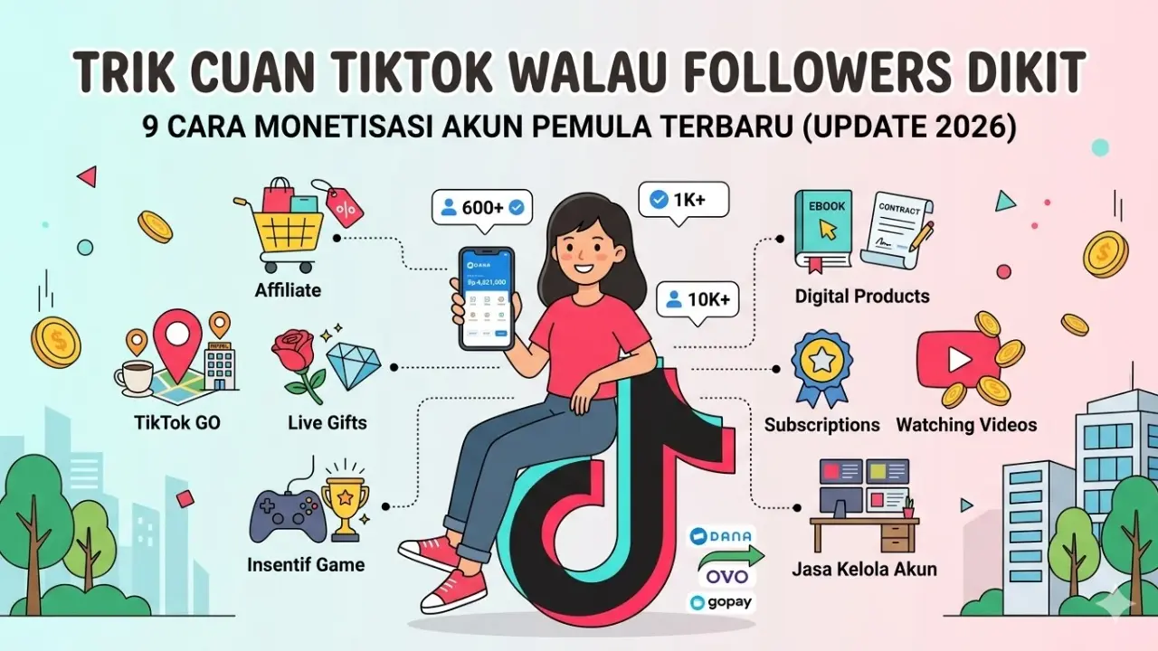 Cara Mendapatkan Uang dari TikTok untuk Pemula (Strategi Baru 2026)