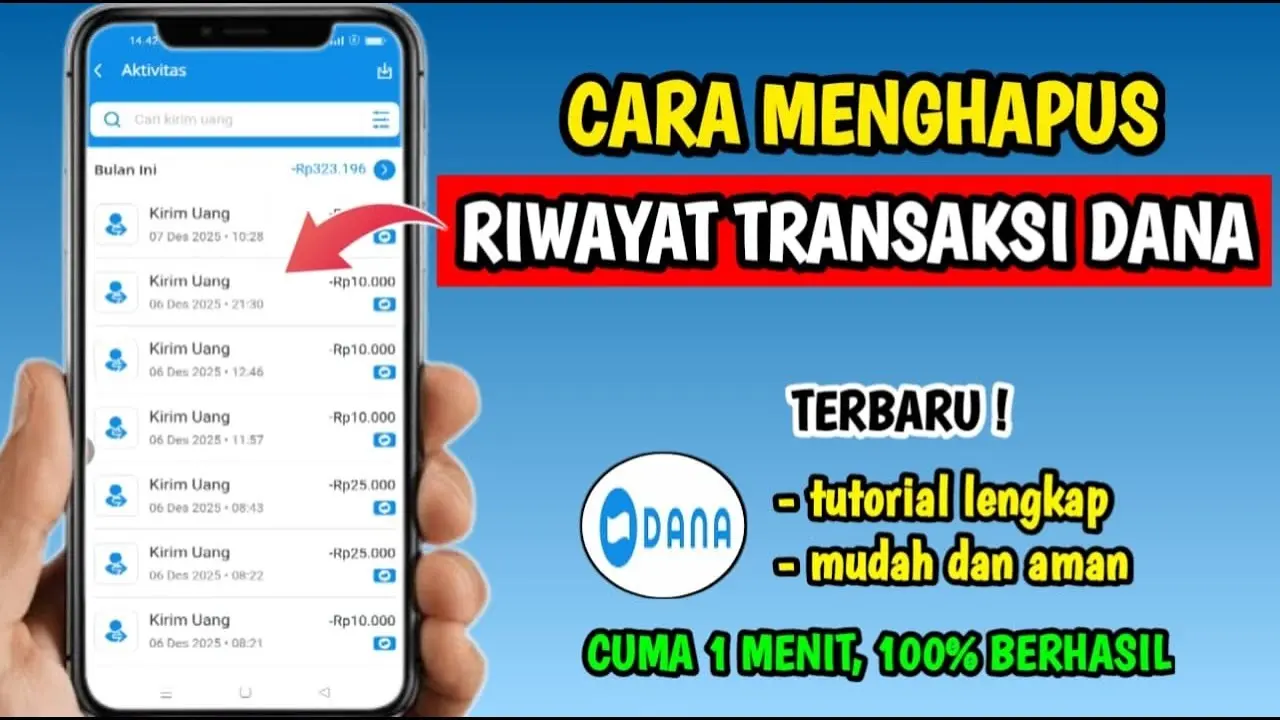 Cara Menghapus Aktivitas di DANA (Mitos, Fakta Regulasi & Solusi Privasi)