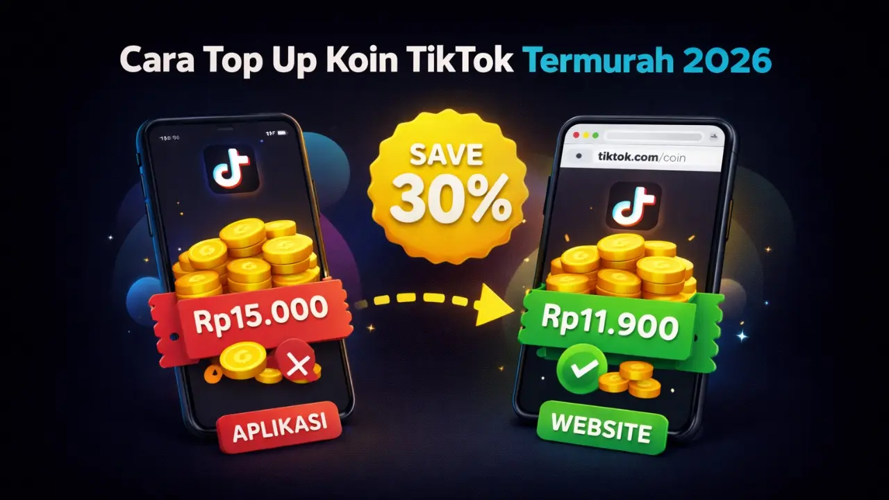 Cara Top Up Koin TikTok Termurah 2026: Rahasia Hemat Saldo Hingga 30% Cara Top Up Koin TikTok Termurah 2026: Rahasia Hemat Saldo Hingga 30%