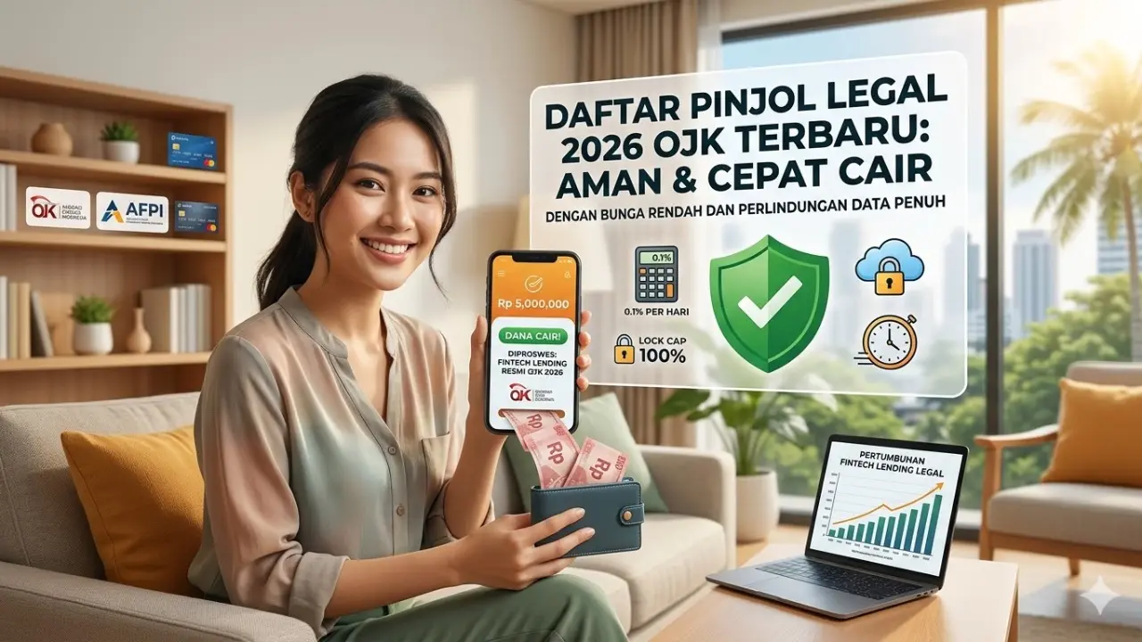 Daftar Pinjol Legal 2026 Berizin OJK: Aturan Bunga, Syarat, dan Limit