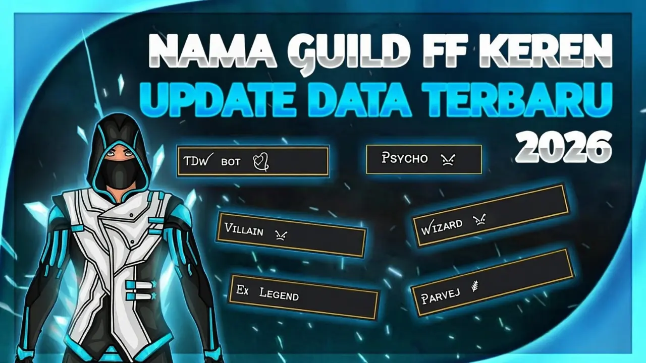 Nama Guild FF Keren, Seram dan Unik (Tidak Pasaran) Update 2026