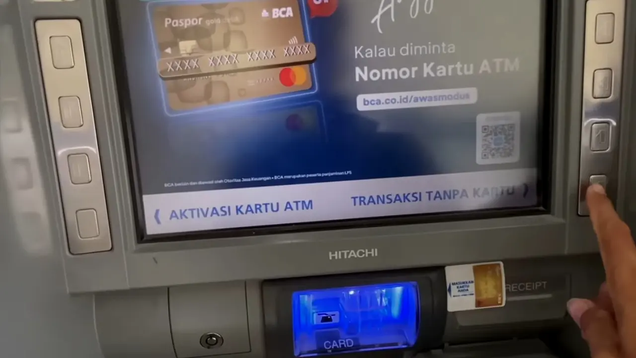 Pilih Transkasi Tanpa Kartu