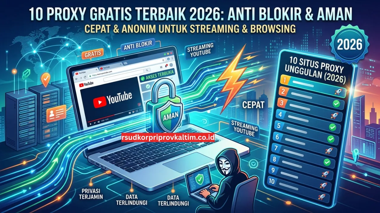 Proxy Gratis Terbaik 2026: 10 Situs Anti Blokir Paling Aman Proxy Gratis Terbaik 2026: 10 Situs Anti Blokir Paling Aman