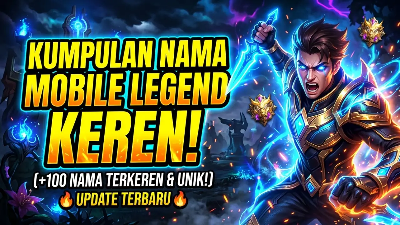 1000+ Rekomendasi Nama ML Keren, Aesthetic, Simbol & Lucu (Terbaru 2026)