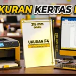 Ukuran Kertas F4 (Folio) dalam CM, MM, Inchi & Cara Setting Word