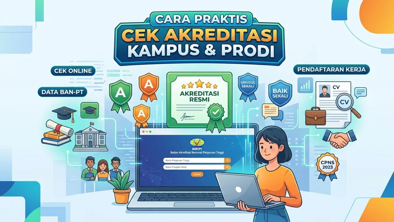 Cek Akreditasi Universitas BAN PT & Cara Download SK Terbaru