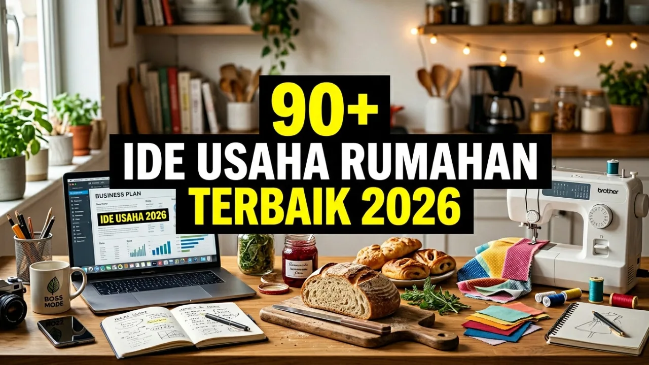 90+ Ide Usaha Rumahan Terbaik 2026: Modal Kecil, Untung Besar (Panduan Lengkap)