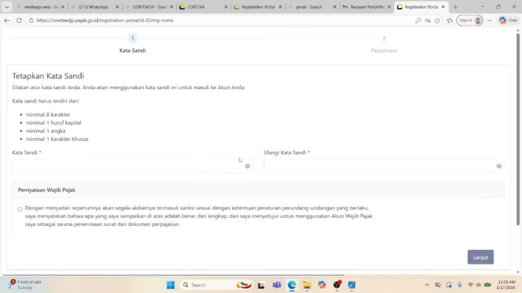 Buat Password