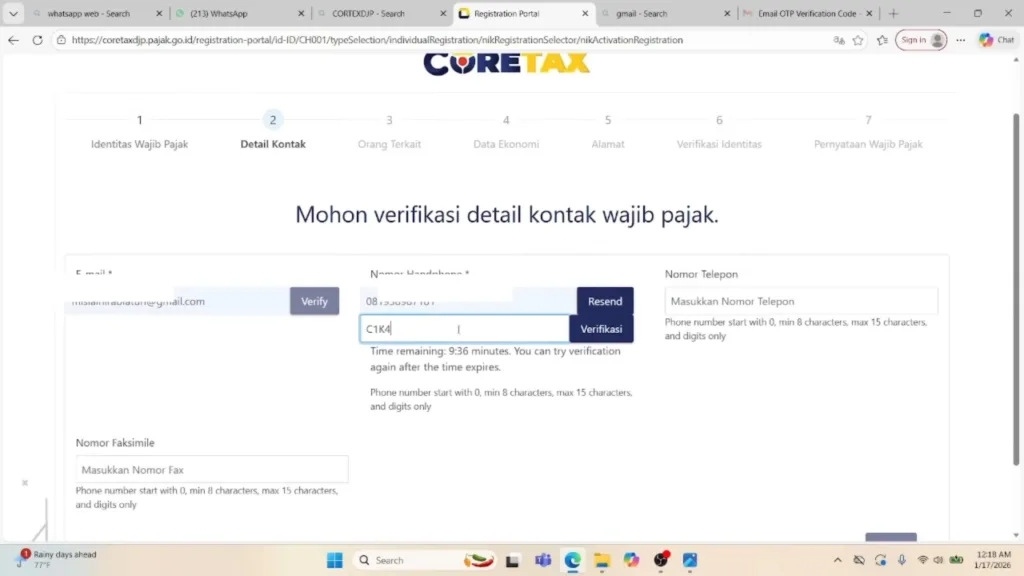 Verifikasi Npwp